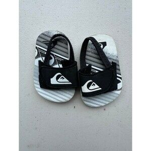 Quiksilver Hawaii Molokai Layback Baby Boy Hook Loop Slide Flip-Flop Sandals